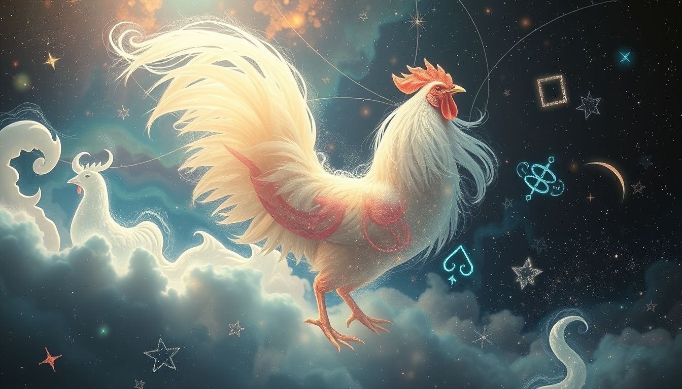 Le chapon symbolise souvent la transformation et la maîtrise de soi.