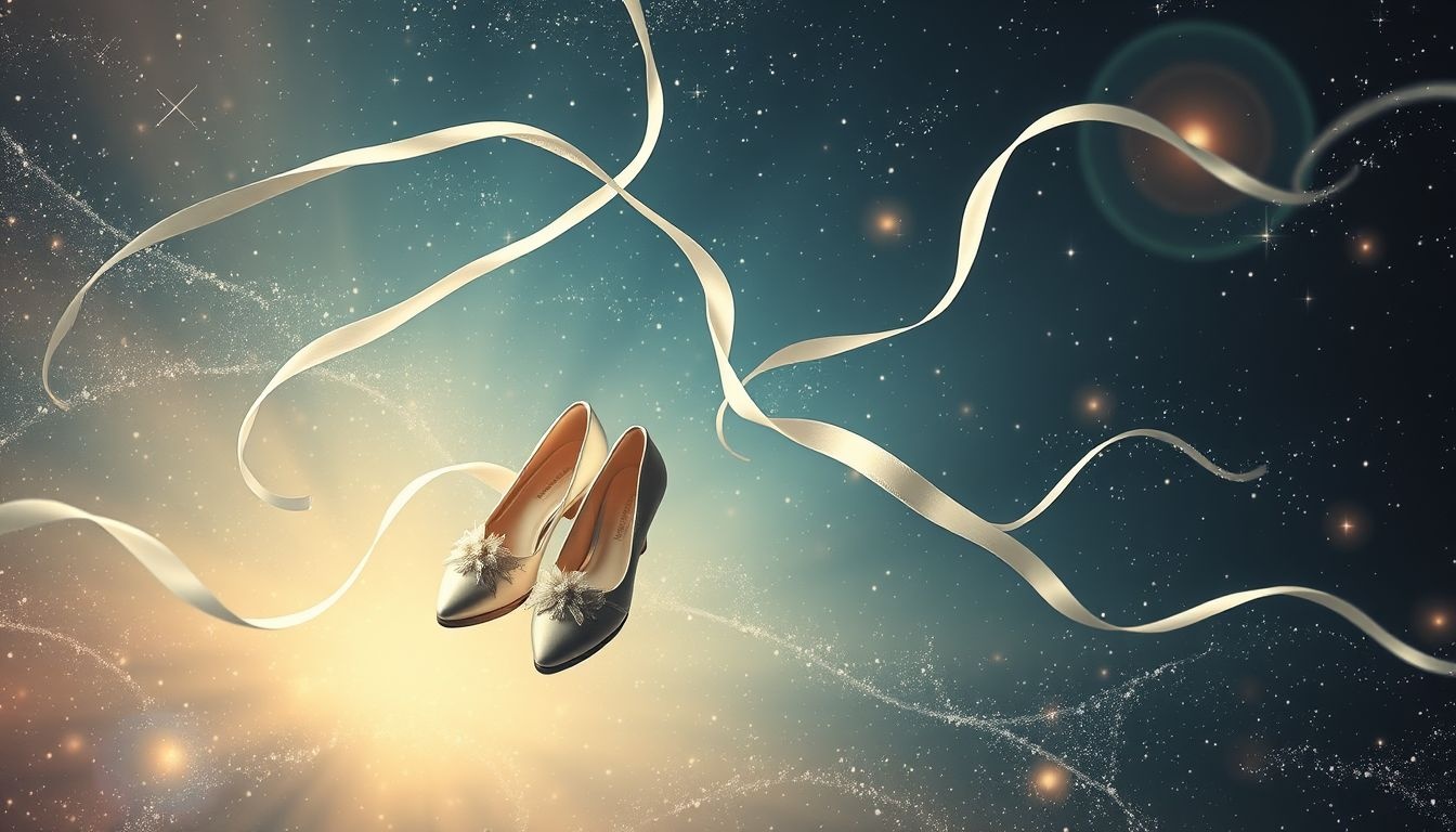 Porter des chaussures de mariée sans robe symbolise un amour incertain.
