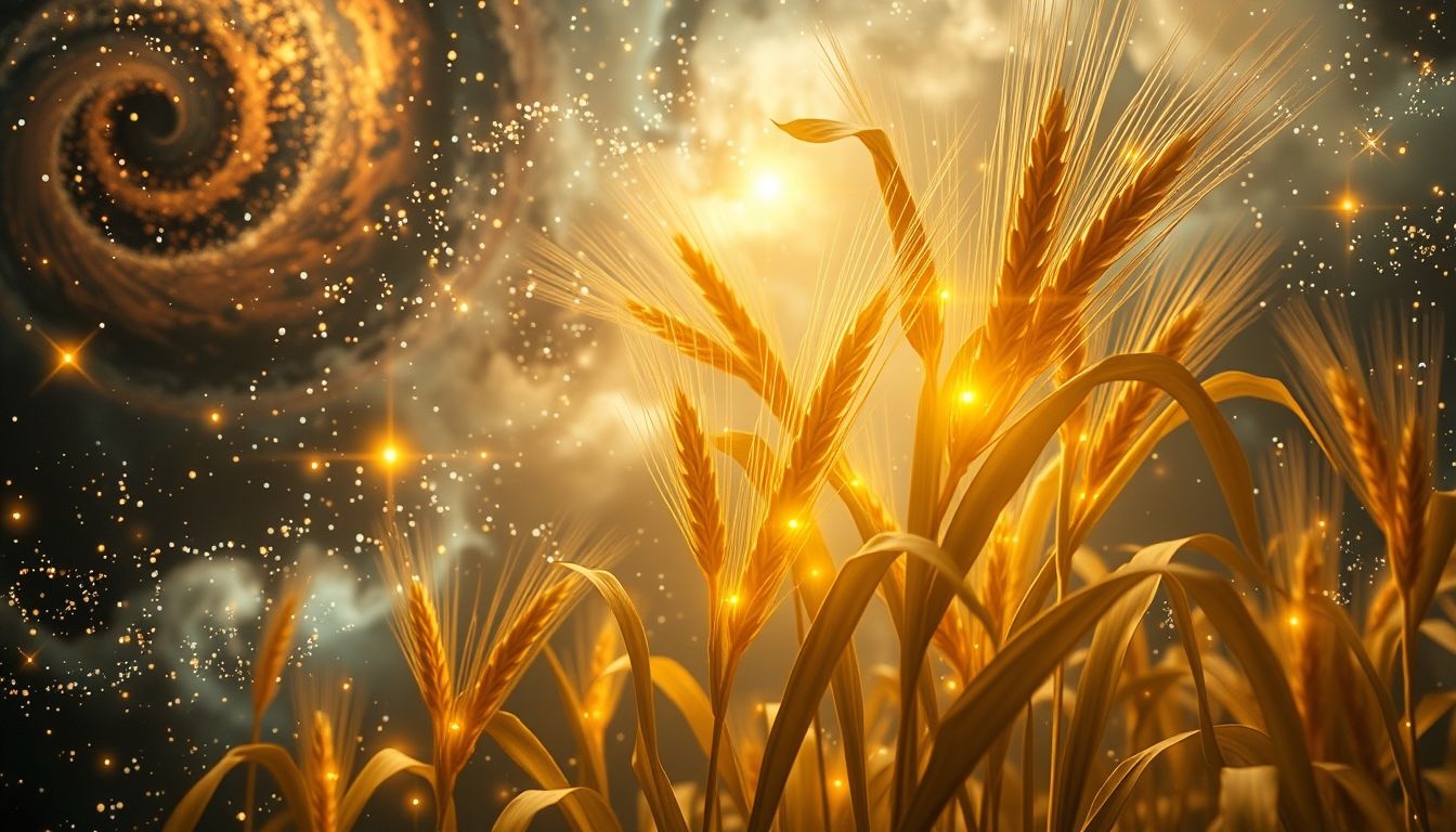 Rêver d’agrainer du blé symbolise prospérité et abondance future.