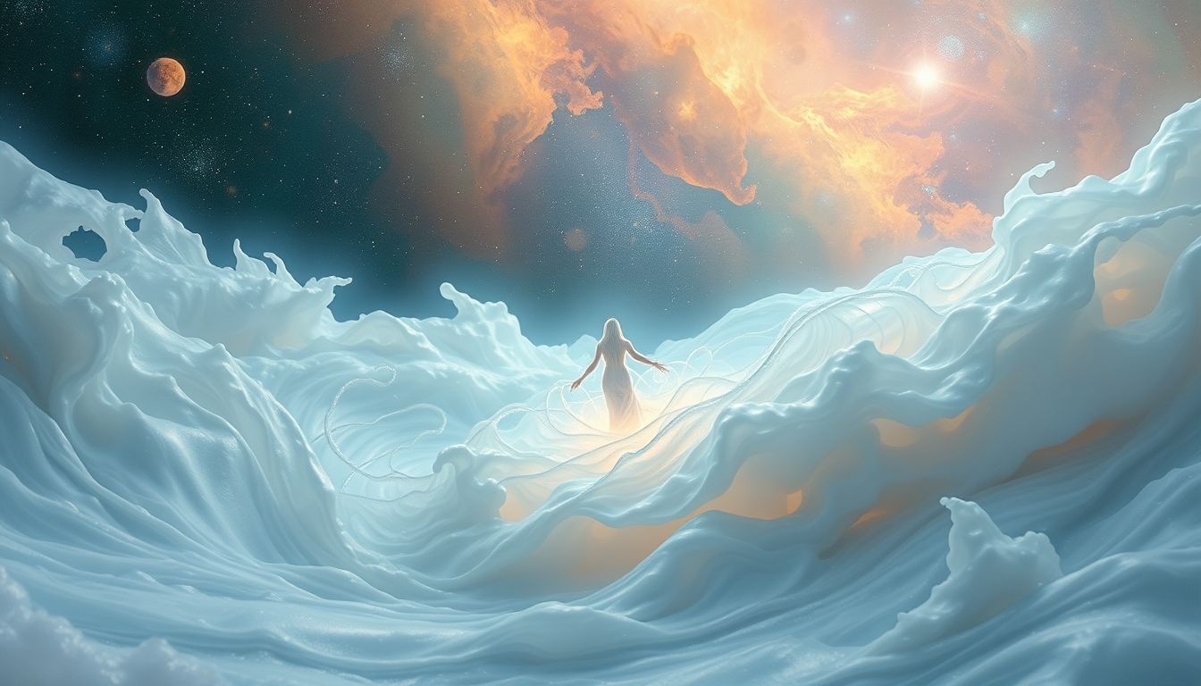 Aphrodite naissant symbolise beauté, amour et renouveau spirituel.