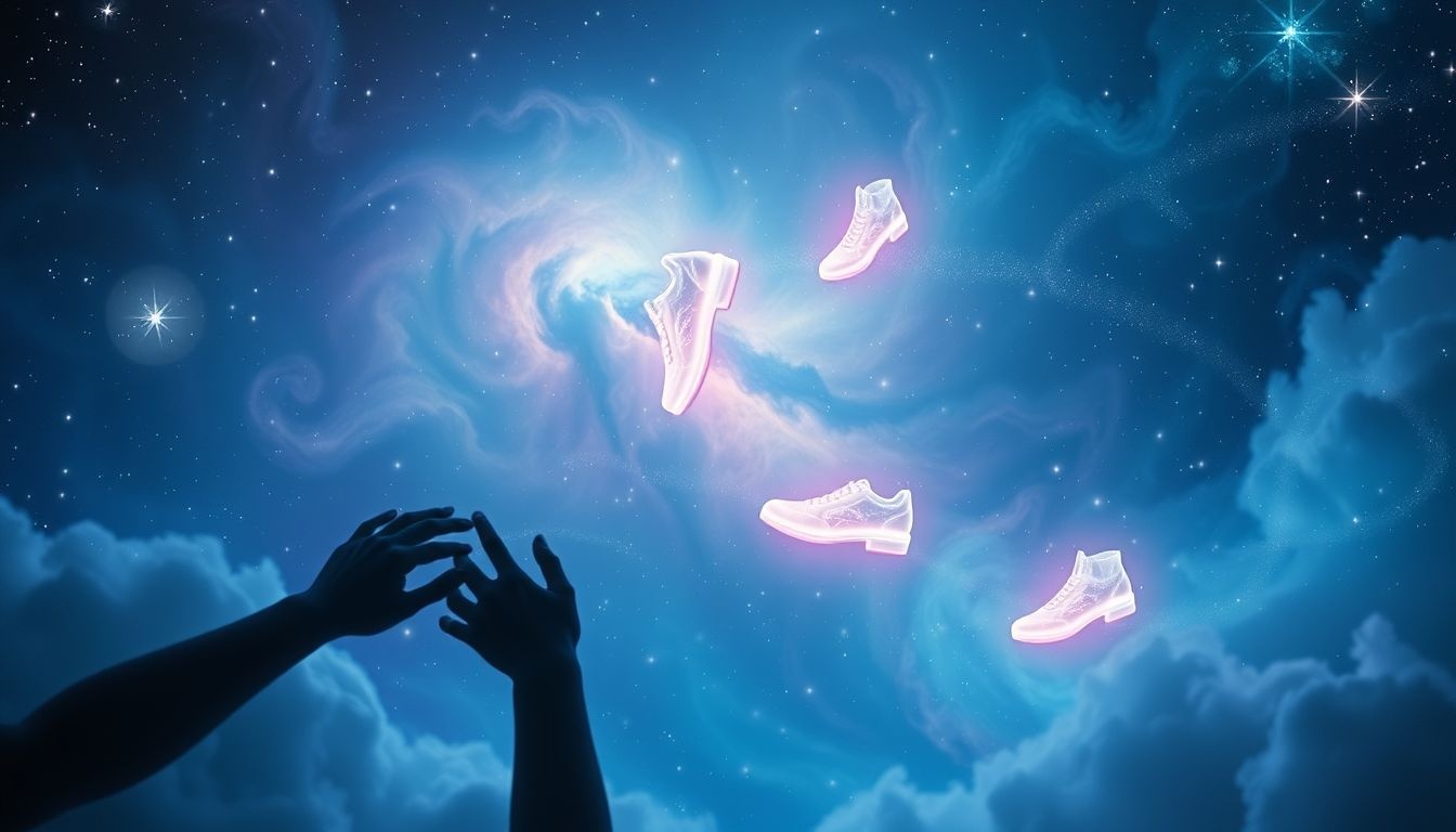 Rêver d'essayer des chaussures symbolise la quête d'identité personnelle.