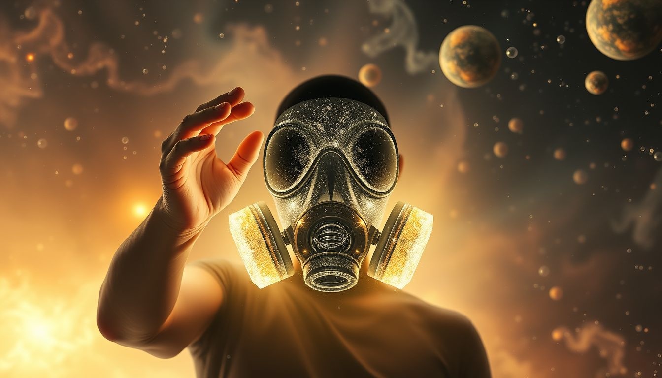 Rêver d'offrir un masque à gaz symbolise protéger ses proches.