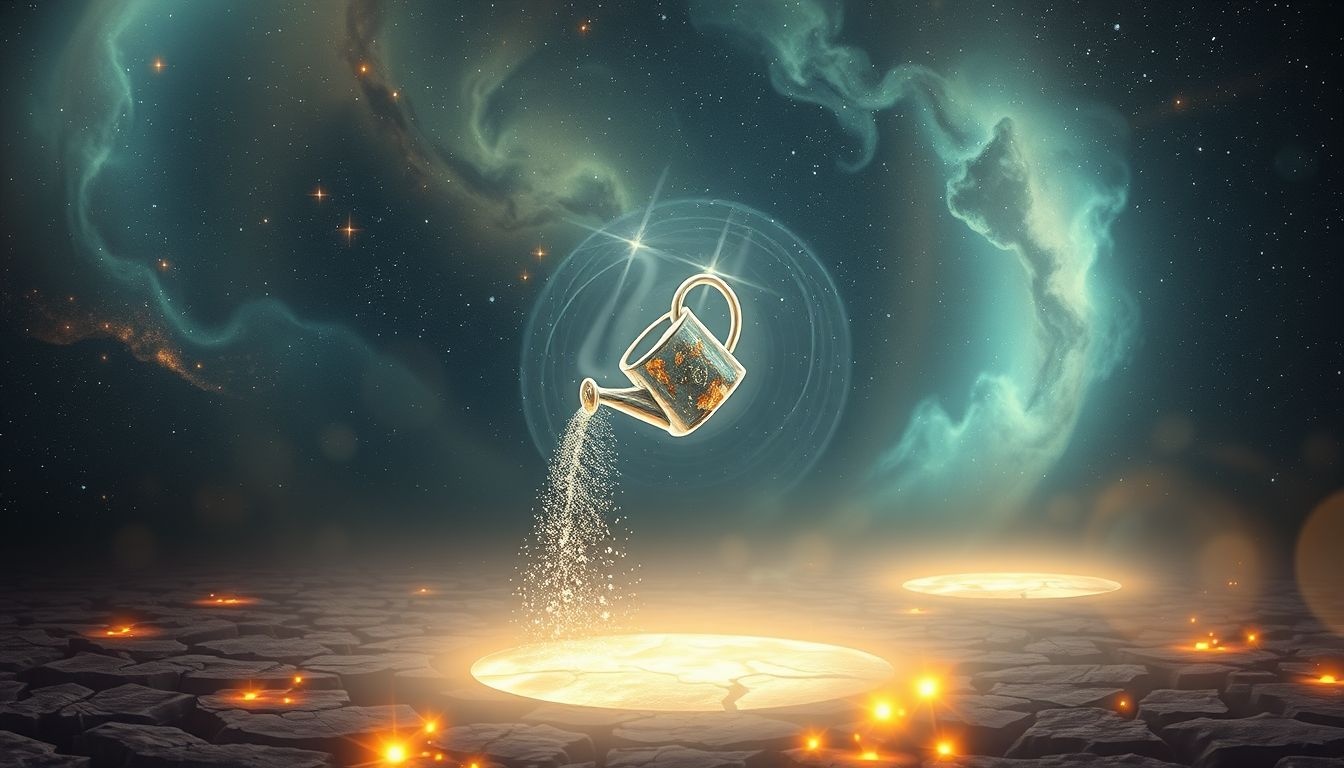 Rêver d'arrosoir en sécheresse symbolise souvent manque d'émotions.