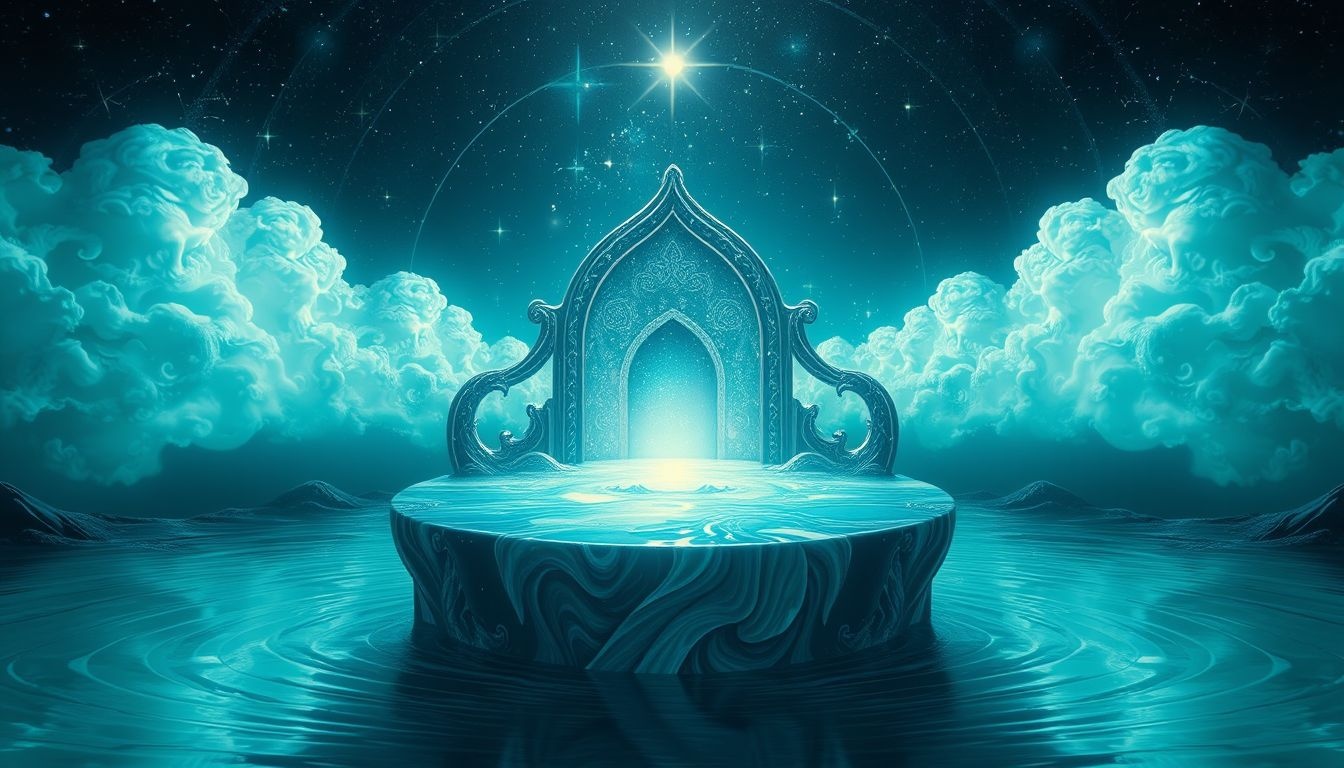 Rêver d'un autel à Neptune symbolise protection et puissance marine.