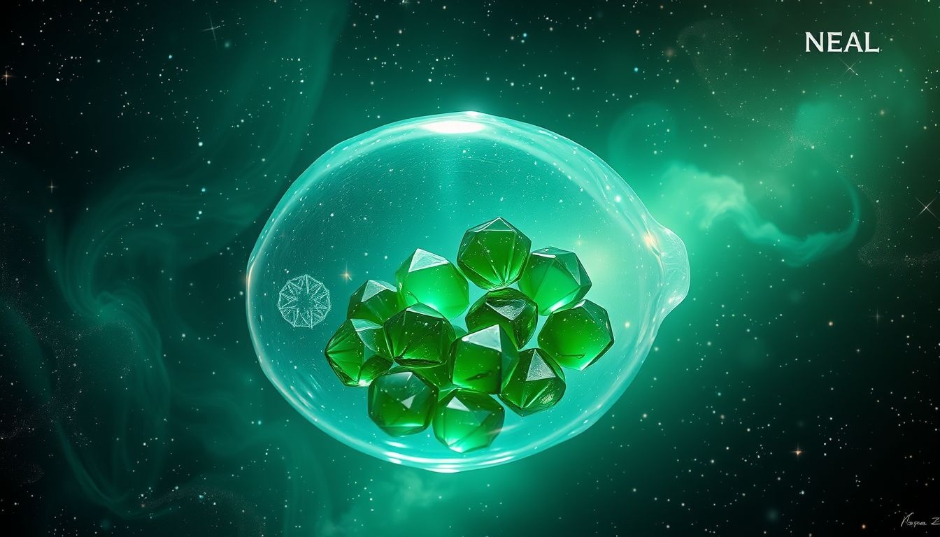 Rêver d'émeraudes symbolise guérison émotionnelle et croissance intérieure.