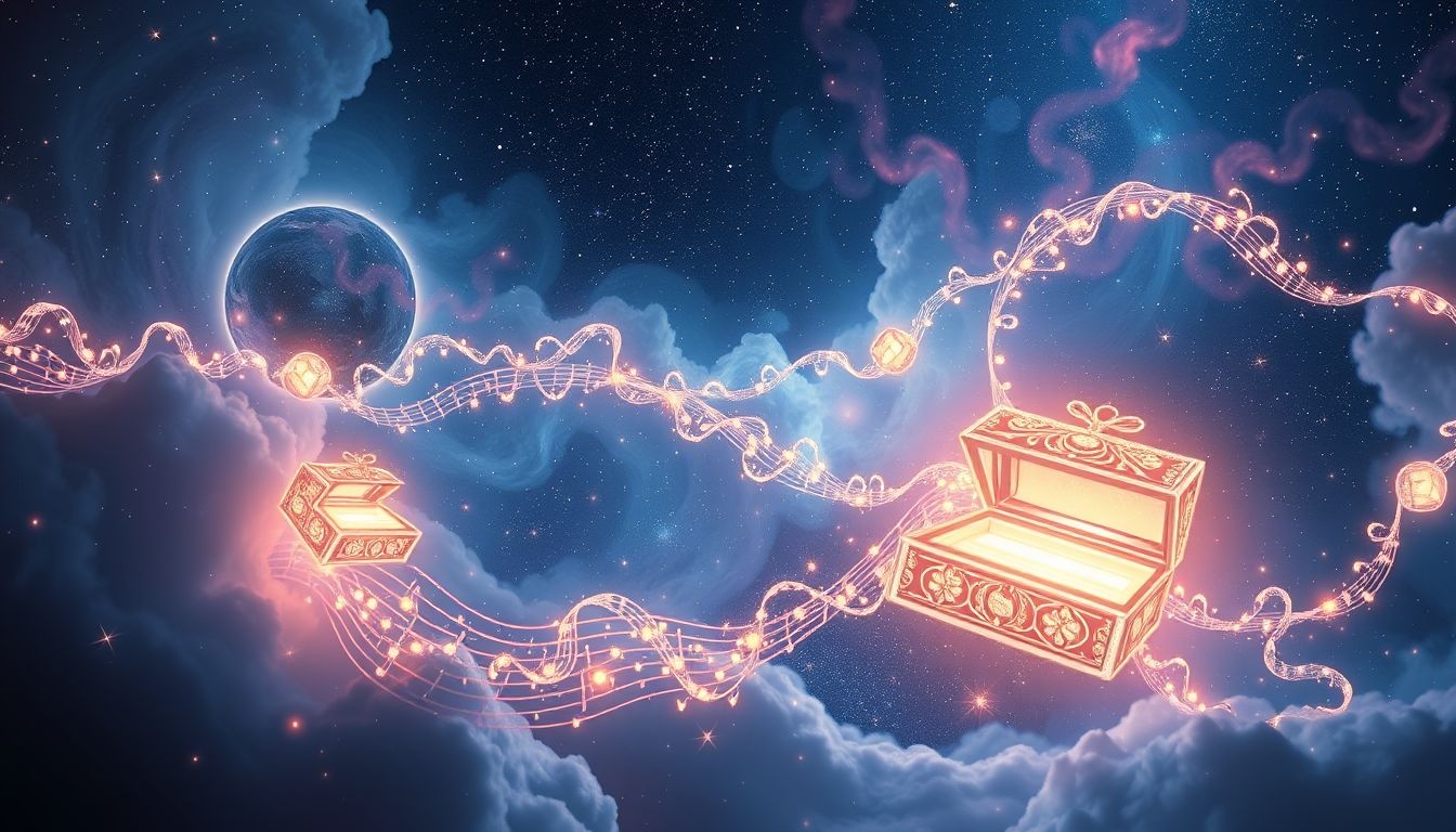 Rêver d’un écrin musical symbolise l’harmonie intérieure et la créativité.