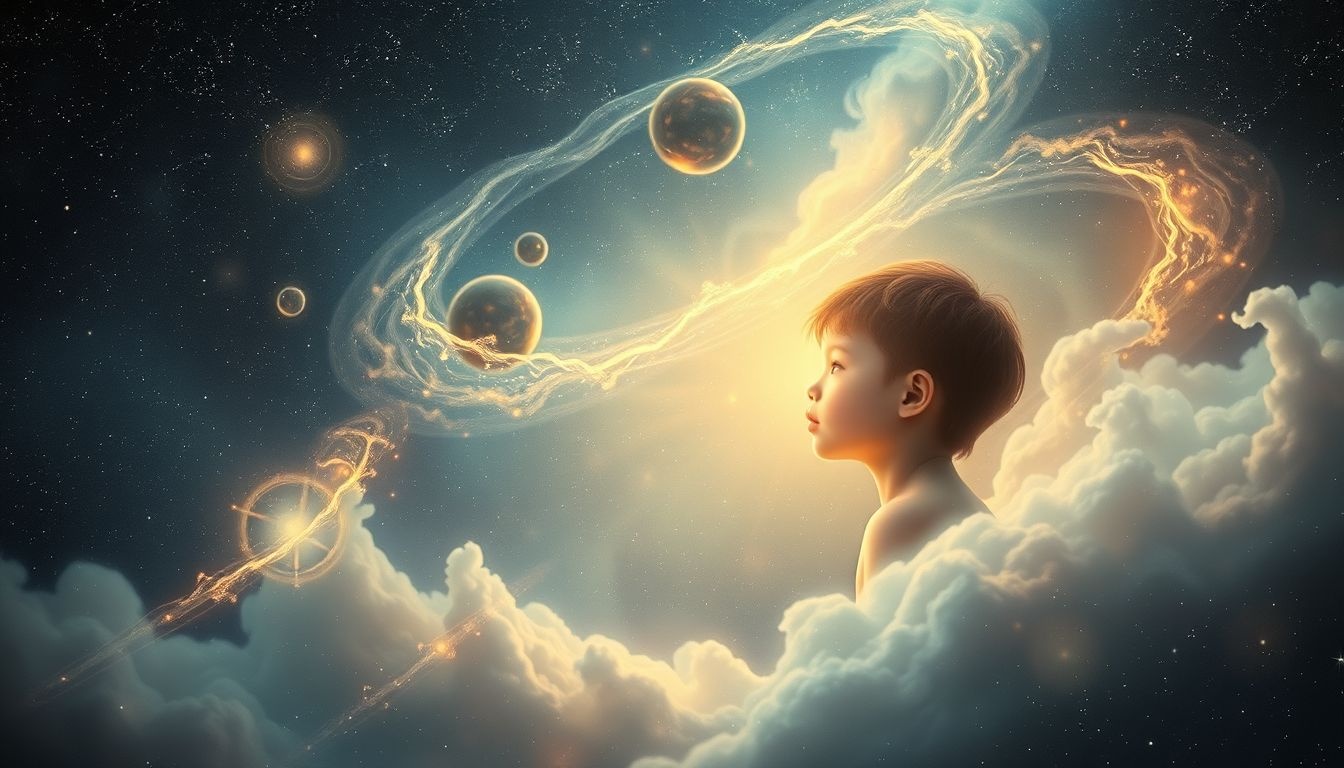 Rêver d’enfant sage révèle intuition et guidance intérieure profonde.