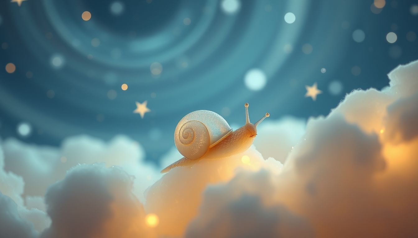 Rêver d’escargot miniature symbolise petits désagréments et patience.