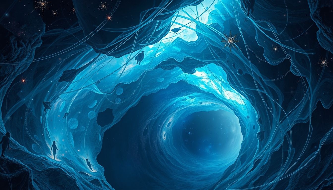 Rêver d’un lieu souterrain révèle secrets et désirs inconscients profonds.