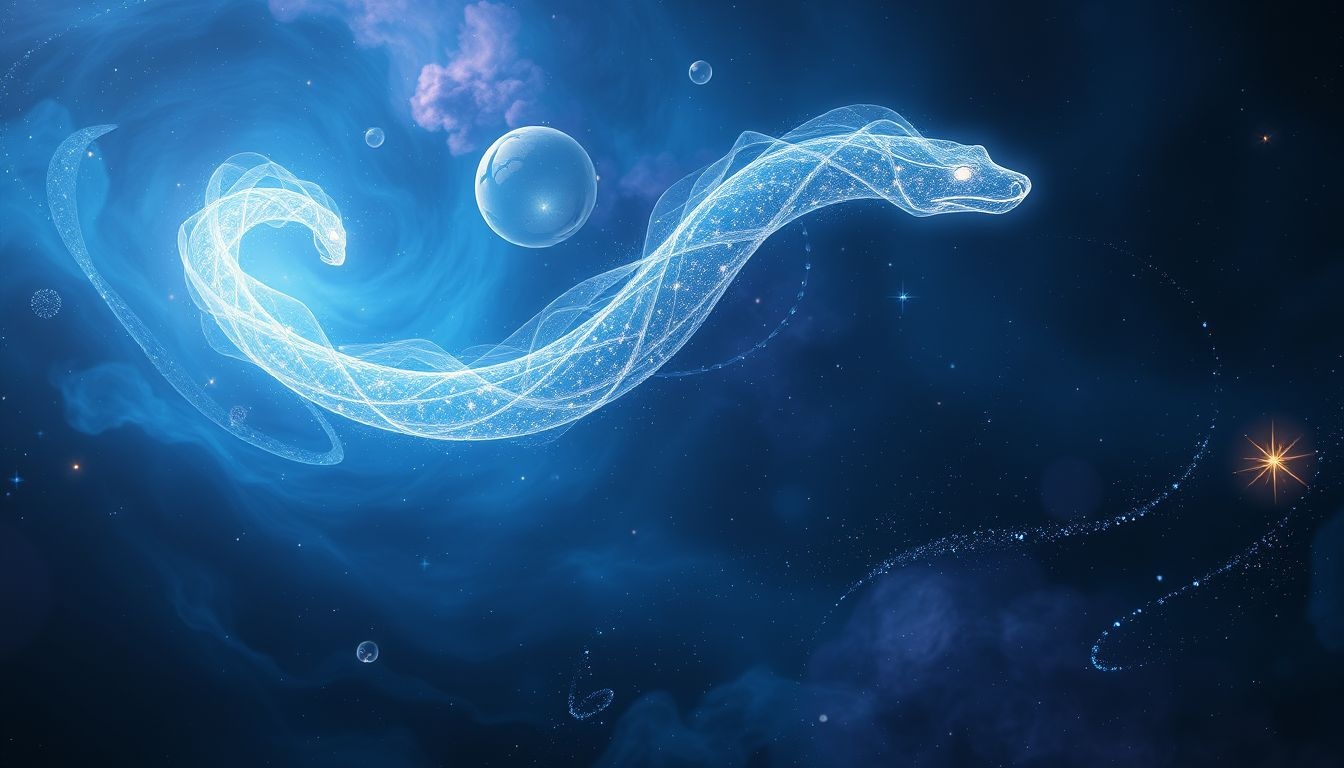 Rêver d’un orvet géant symbolise une transformation intérieure profonde.