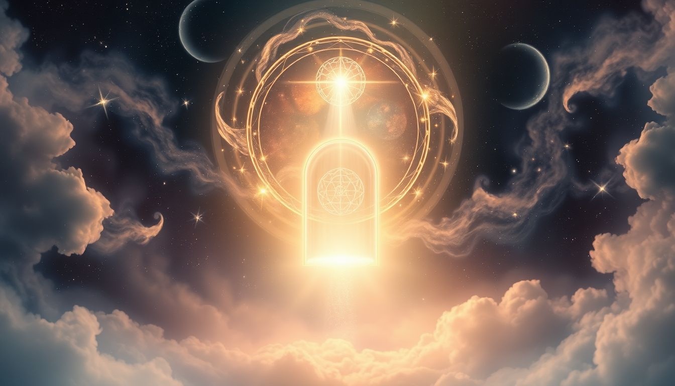 Rêver d’un portail symbolise l’accès à une conscience spirituelle supérieure.