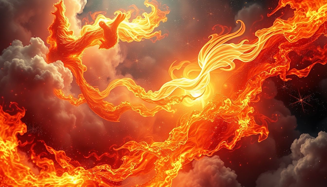 Rêver d'un puer et du feu symbolise passion et purification intérieure.