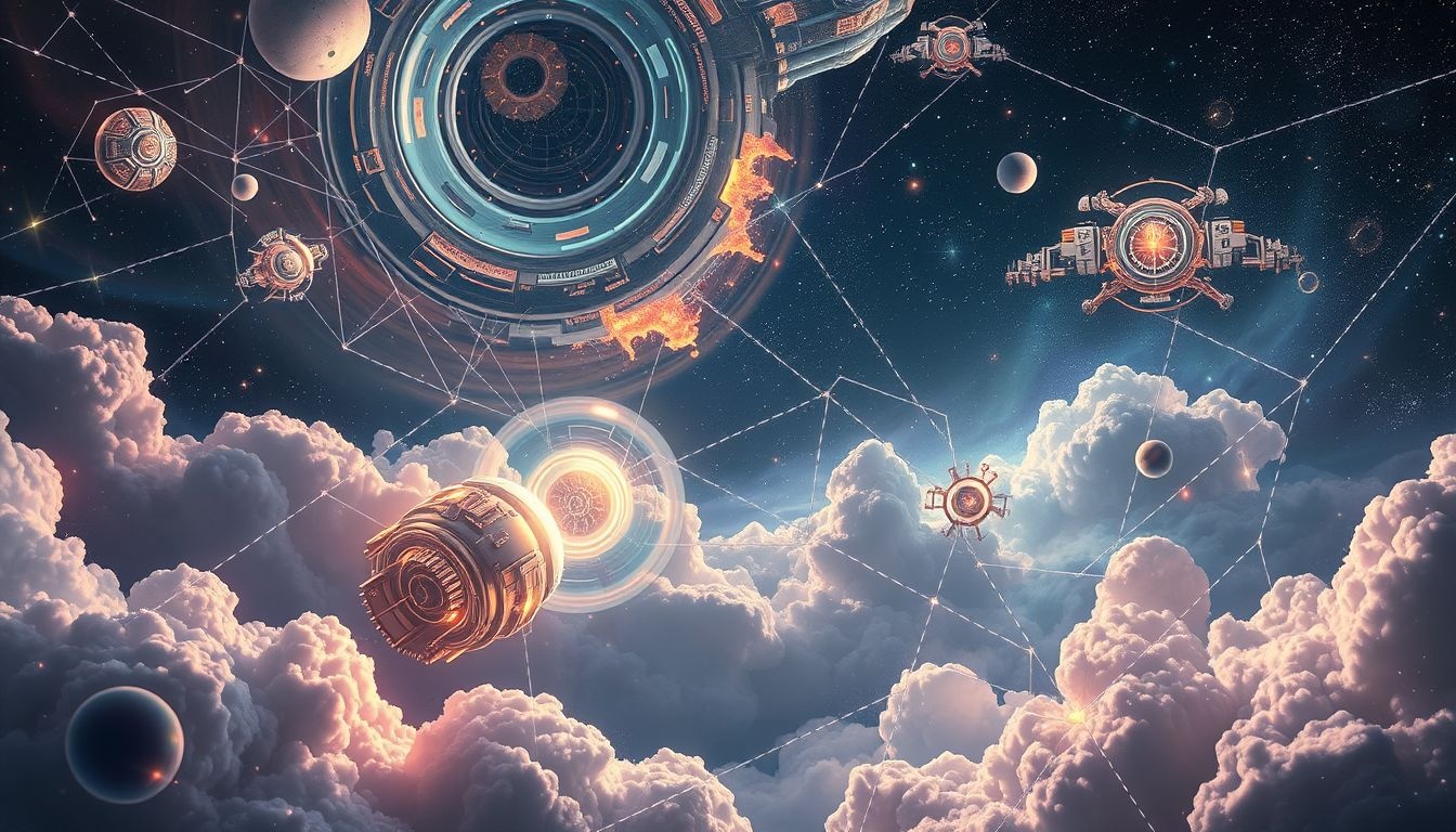 Rêver d’un spectacle futuriste symbolise espoir et innovation constante.