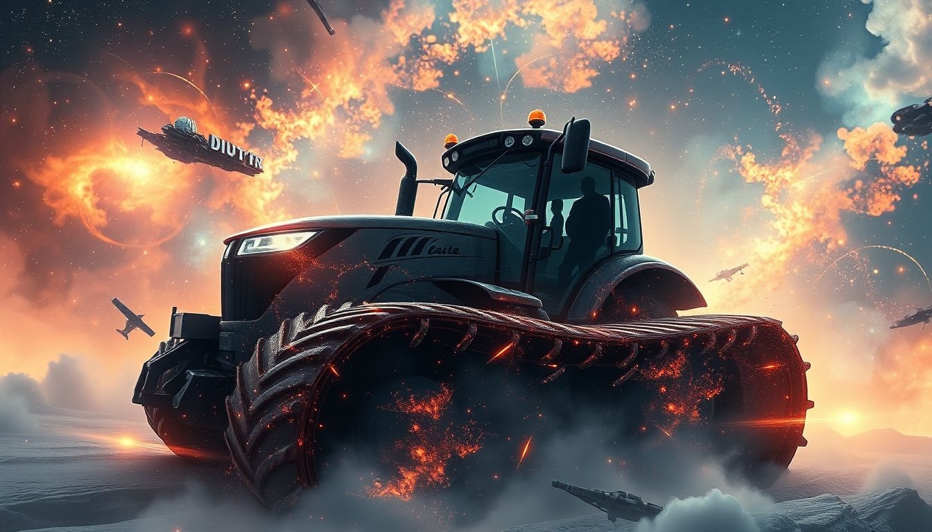 Rêver d’un tracteur chenillé symbolise souvent l’évitement des responsabilités.