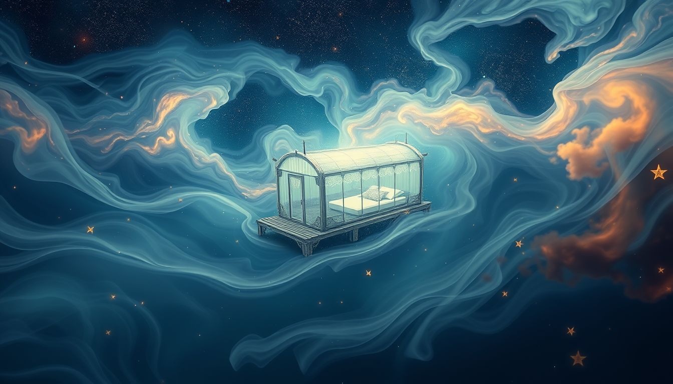 Rêver d’une cabine inondée révèle une submersion émotionnelle profonde.