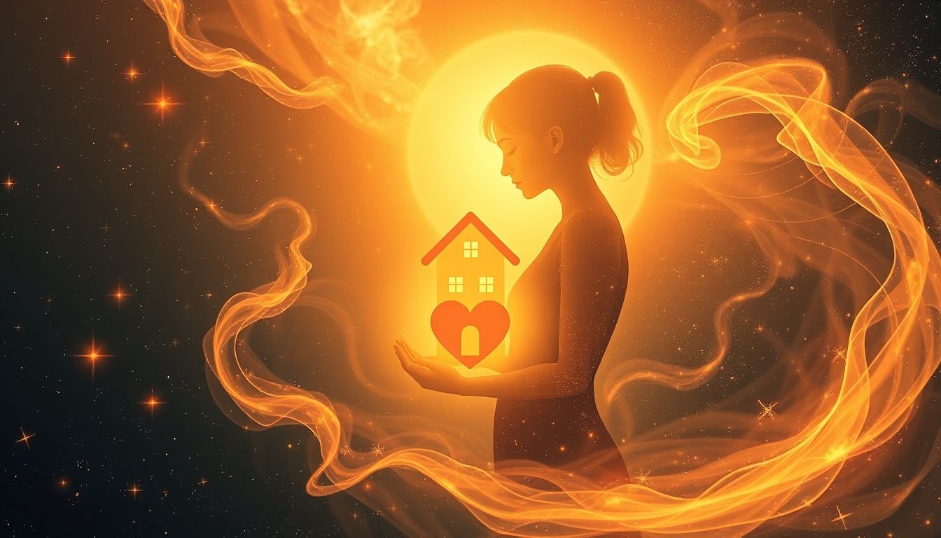 Rêver d’une femme au foyer symbolise souvent harmonie et sécurité familiale.