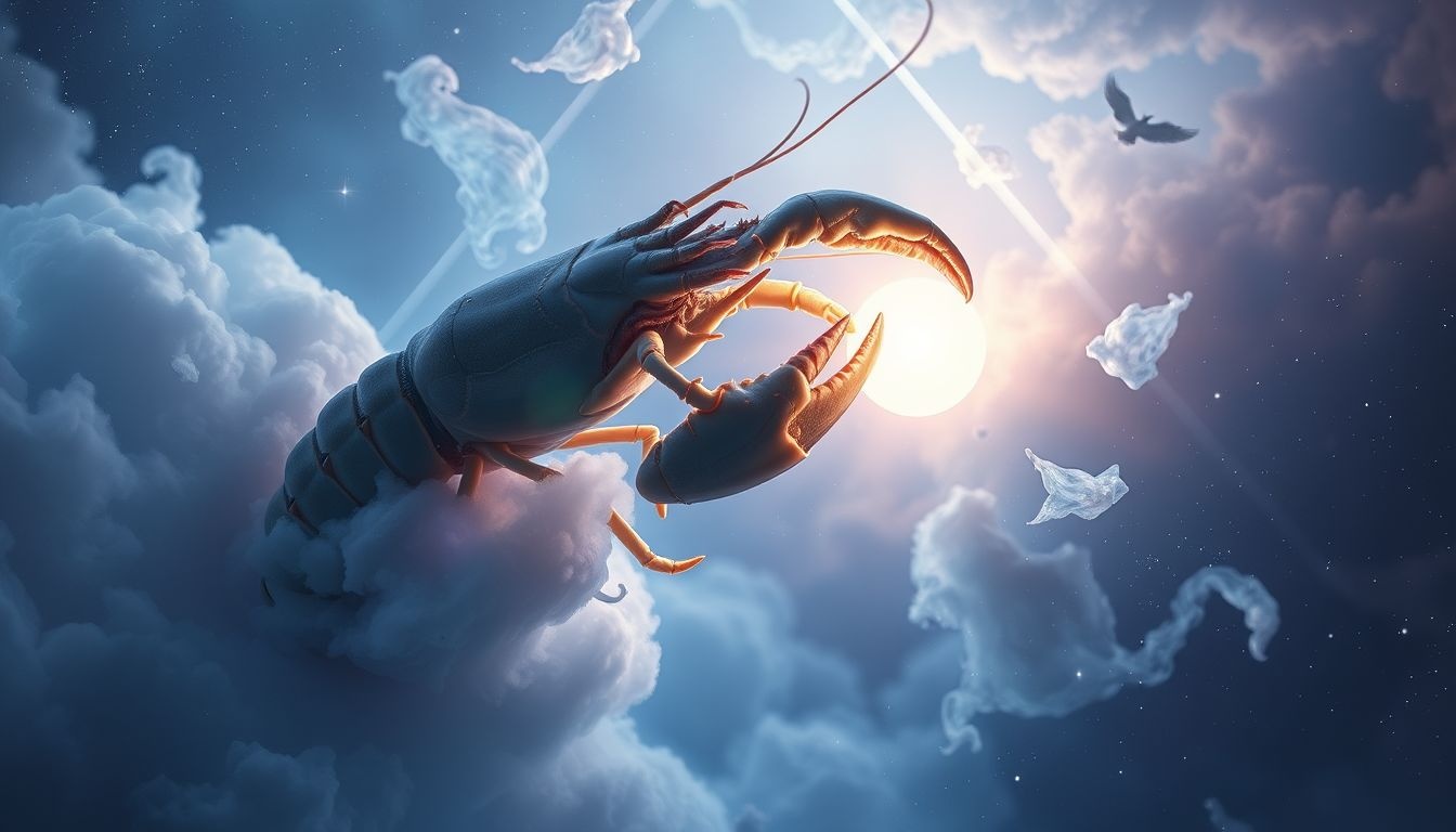 Rêver d'une langouste qui pince symbolise un besoin de protection.