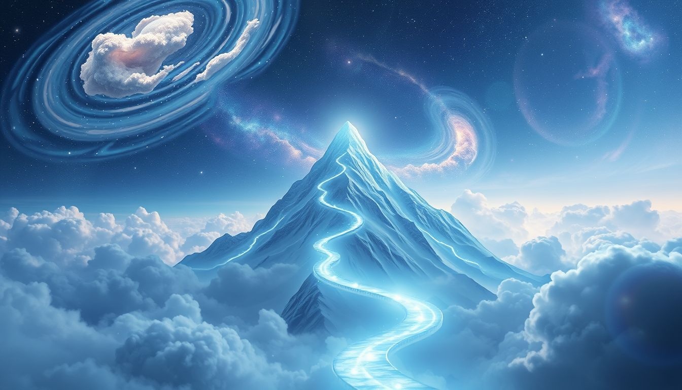 Rêver d'une montagne symbolise souvent un défi à surmonter.