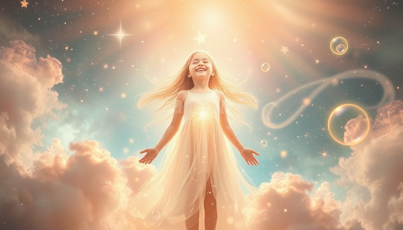 Une nourrice qui rit symbolise la joie et l'innocence retrouvée.