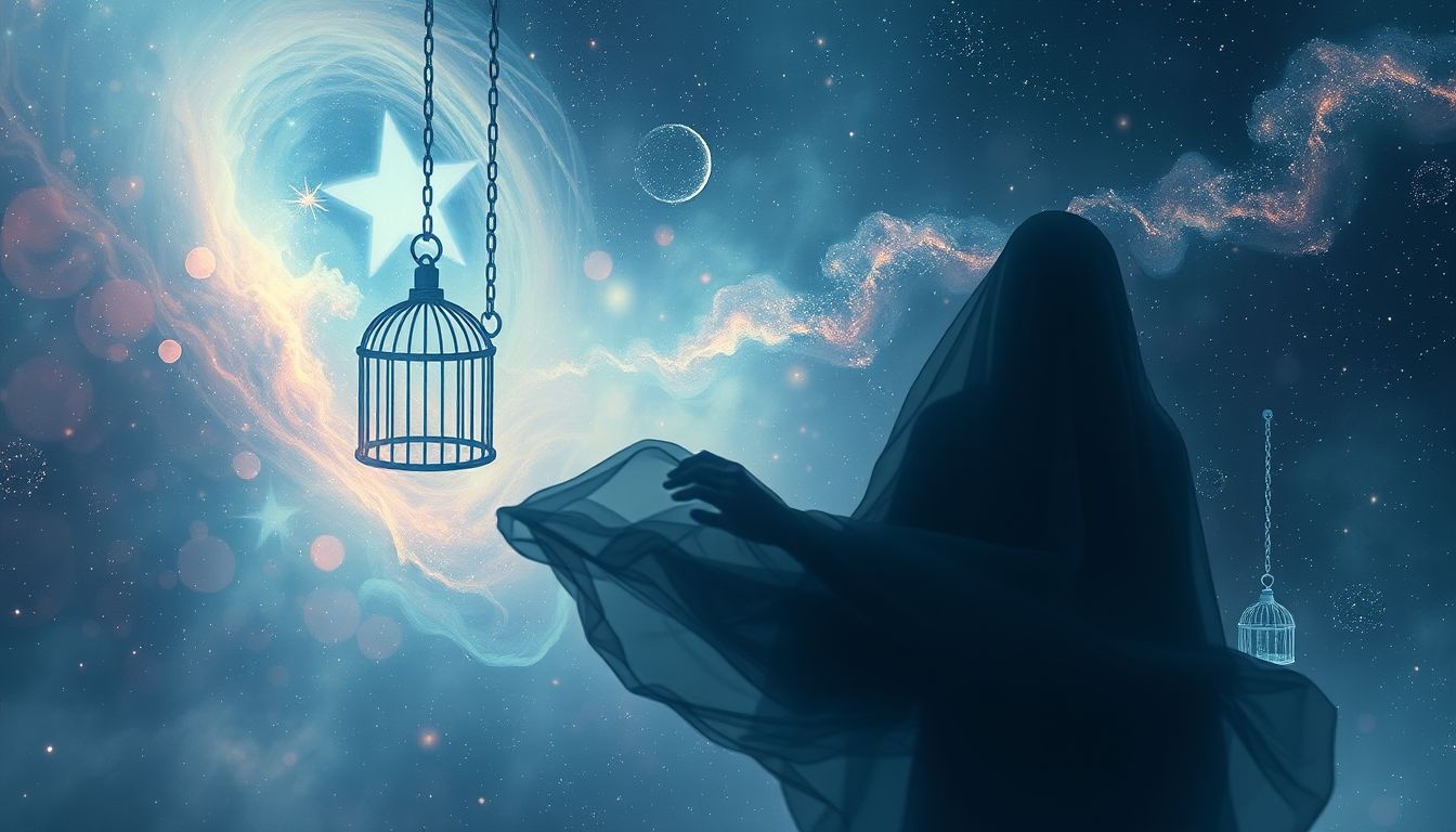 Rêver d'une prison symbolise souvent une culpabilité ou contrainte intérieure.