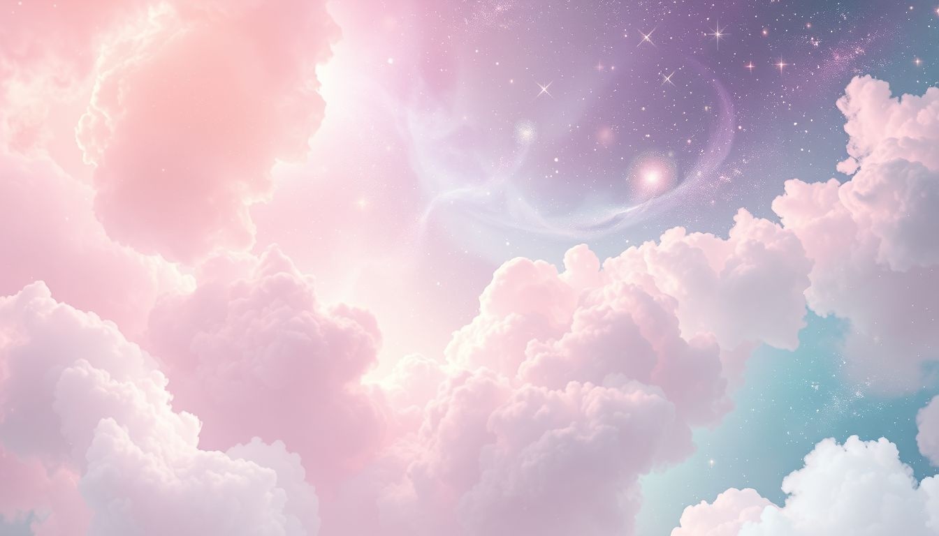 Rêver de pastel symbolise souvent paix intérieure et pureté.