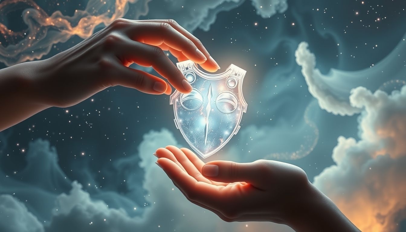 Offrir une armure en rêve symbolise protection et soutien sincère.