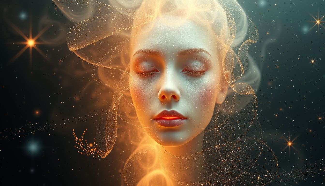 Rêver de fard pailleté révèle un besoin profond d'être remarqué.