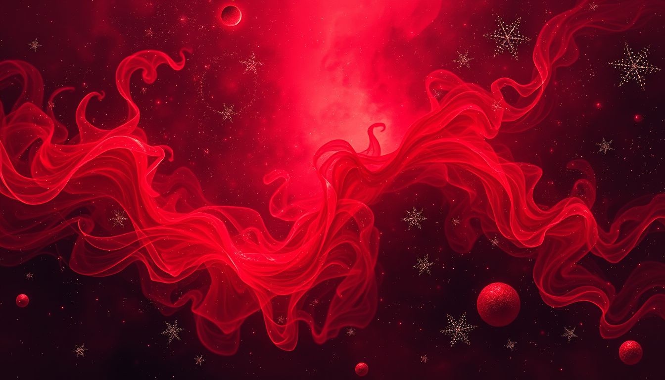 Le rouge symbolise la passion ardente et la force vitale gitane.