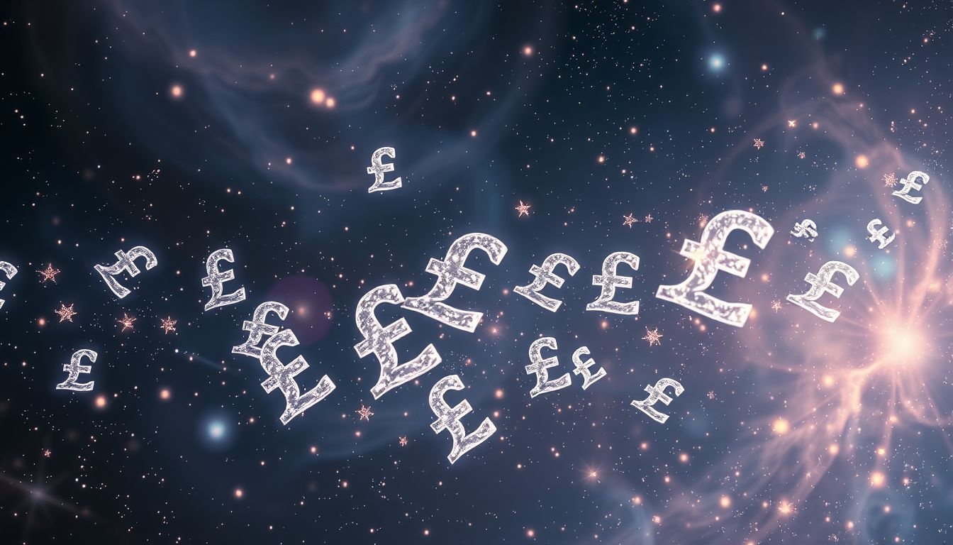 Rêver de livres sterling symbolise souvent richesse et opportunités financières.