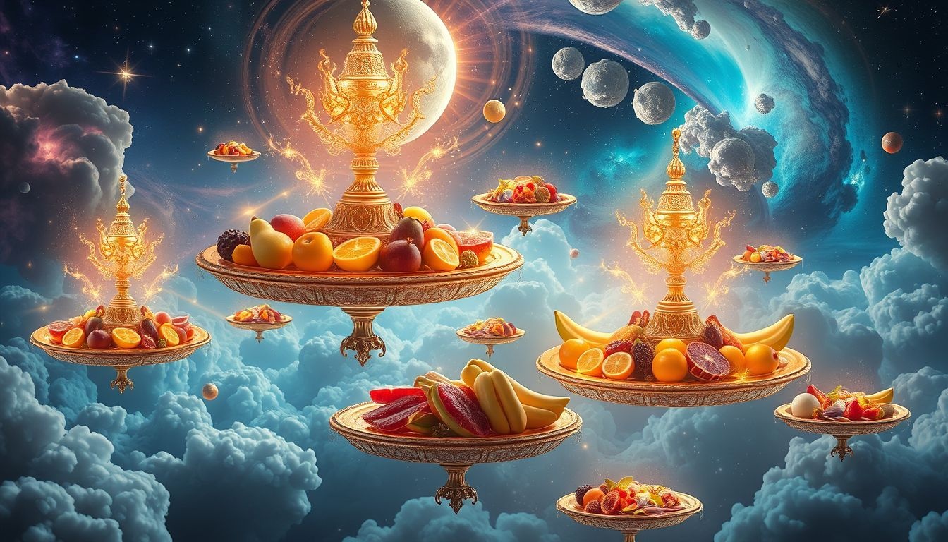 Rêver de buffets à Vegas symbolise luxe, excès et désir de plaisir.