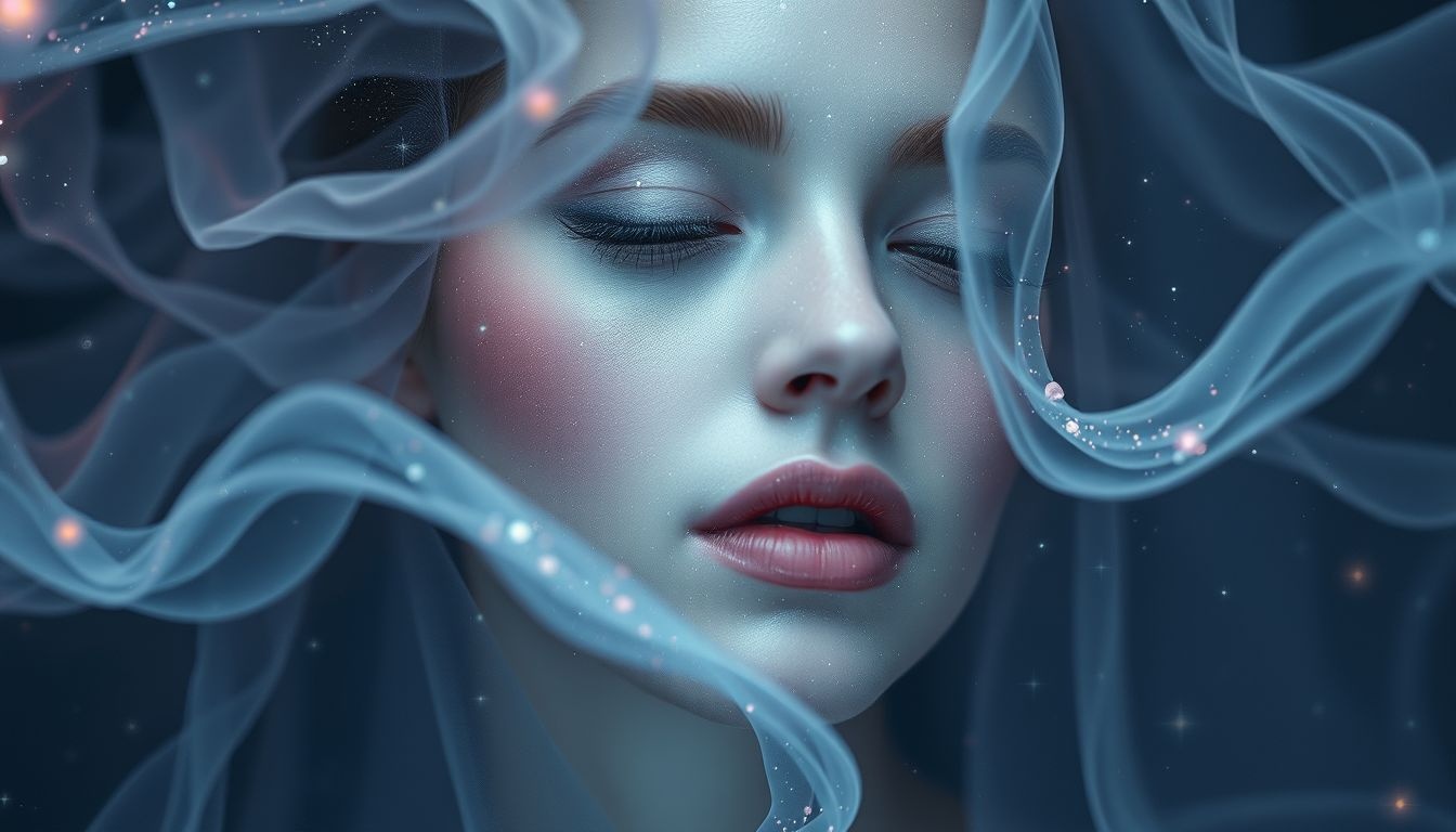 Rêver de fard incrusté révèle une lutte contre une fausse identité.