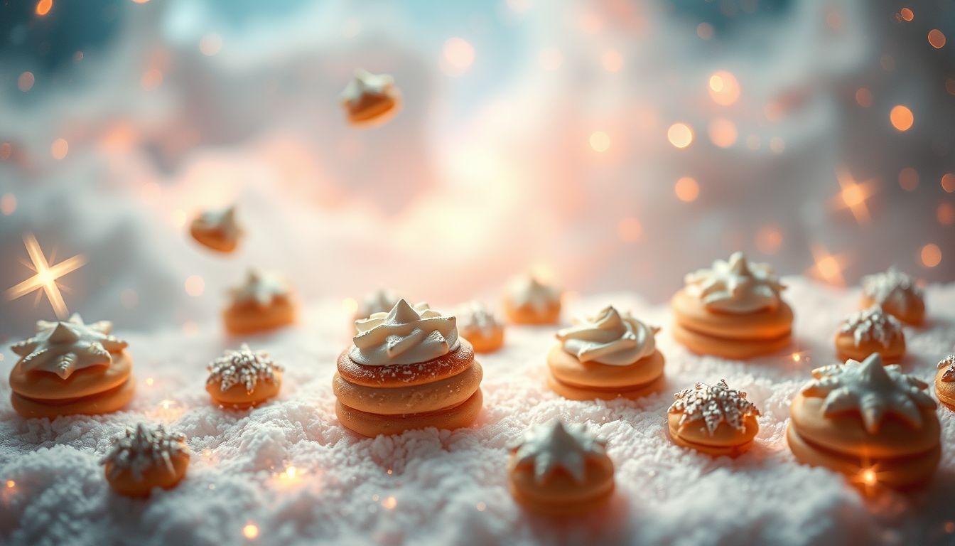 Les mini pâtisseries symbolisent joie, minutie et perfection festive.