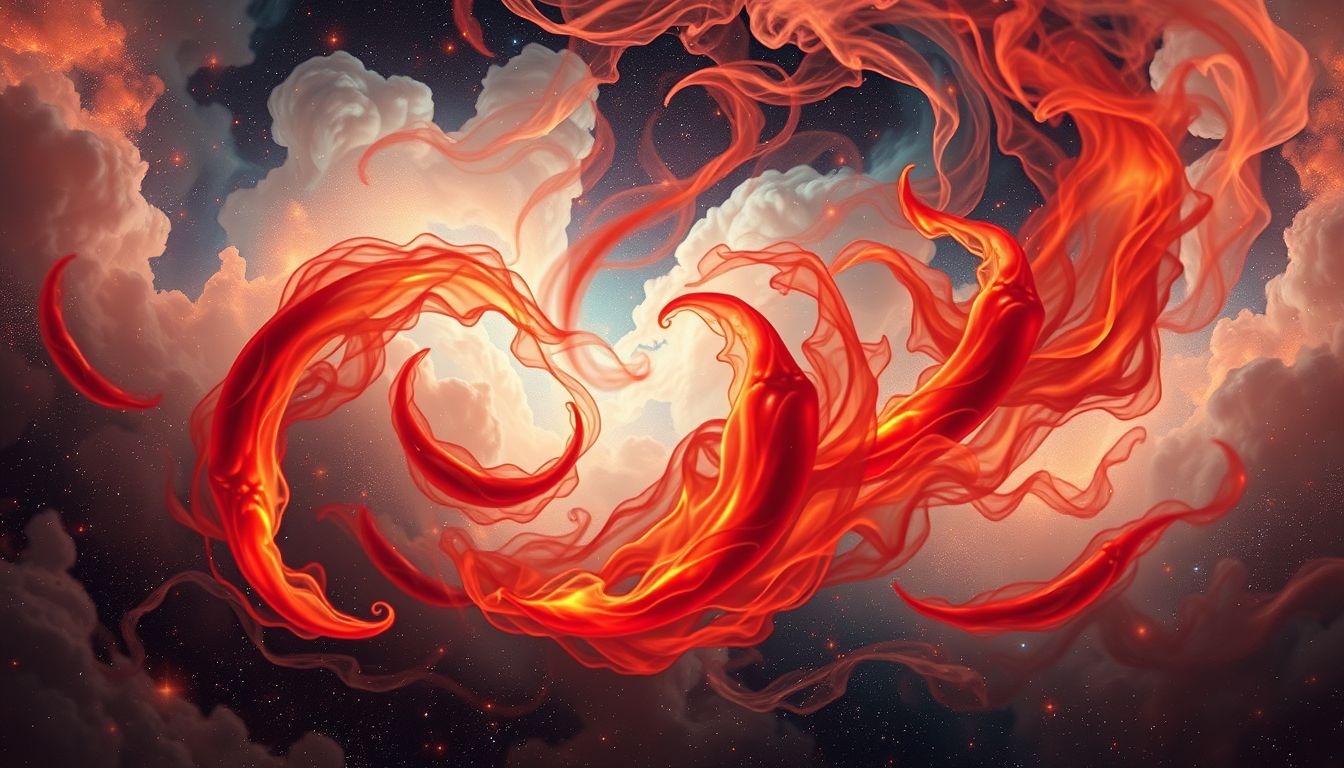 Rêver de piment révèle souvent un besoin ardent de passion intense.