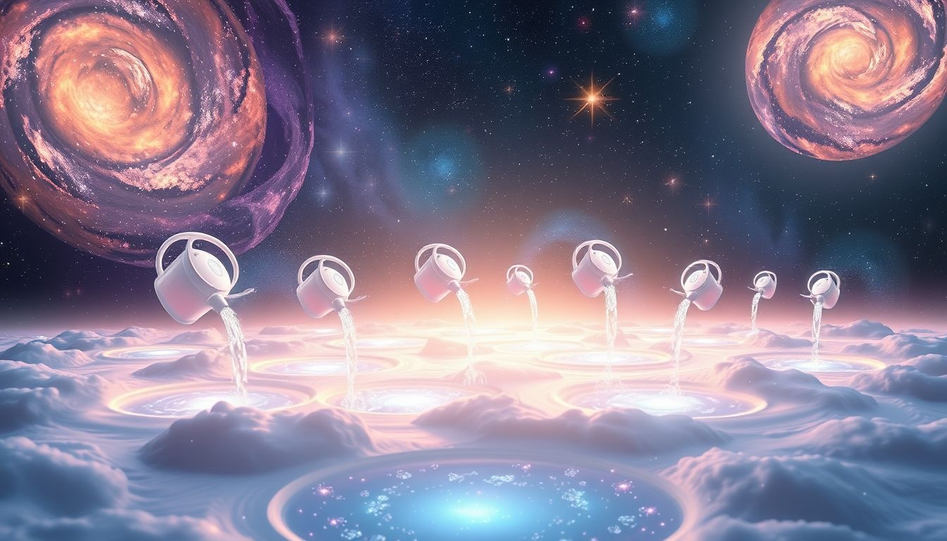 Rêver de plusieurs arrosoirs symbolise l’abondance de bienfaits à venir.