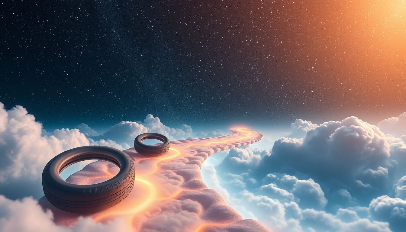 Rêver de pneumatiques symbolise souvent le contrôle de votre parcours.