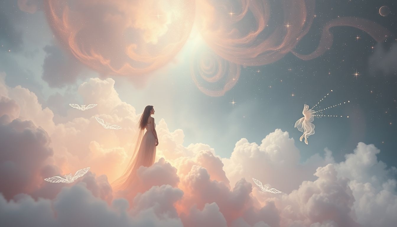 Se réveiller d’un rêve symbolise souvent une prise de conscience profonde.