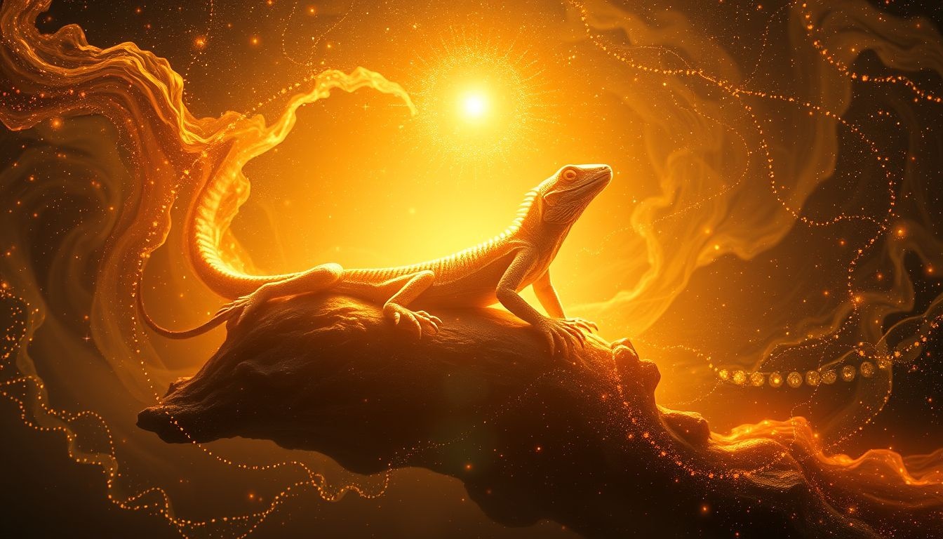 Rêver d’un lézard au soleil symbolise adaptation et renouvellement vital.