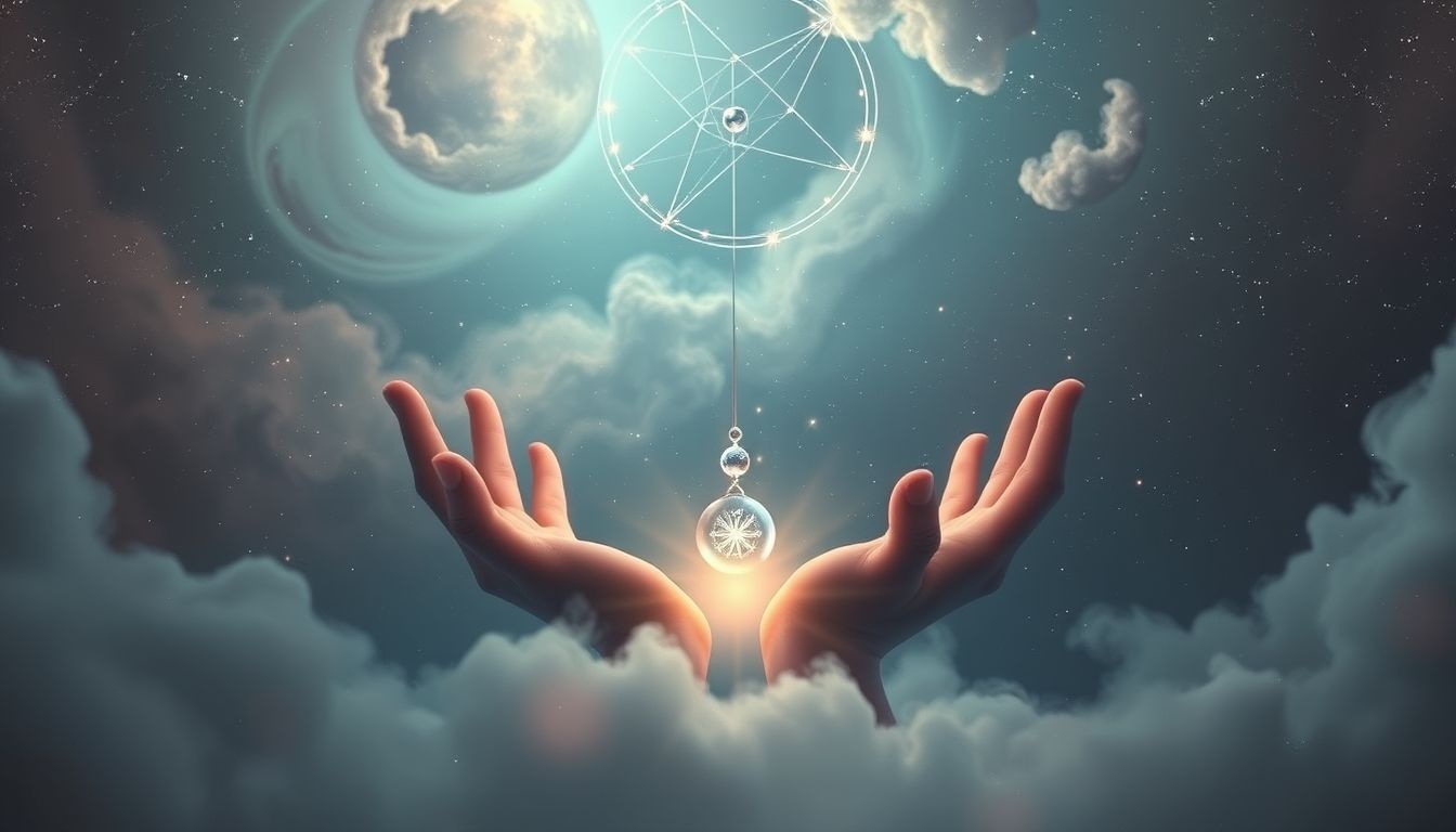 Rêver d’un pendule utilisé par autrui révèle une influence extérieure.