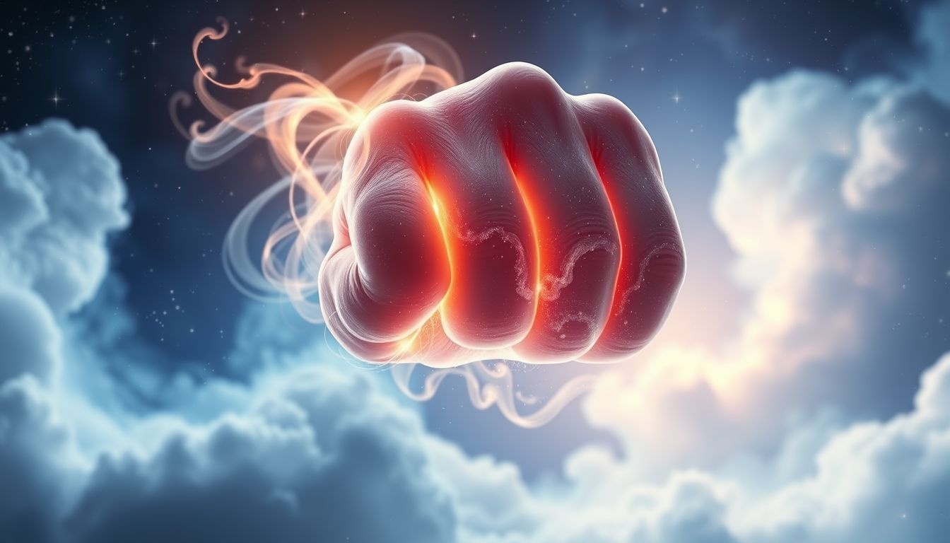 Rêver d’un poing symbolise souvent la force et la colère intérieure.