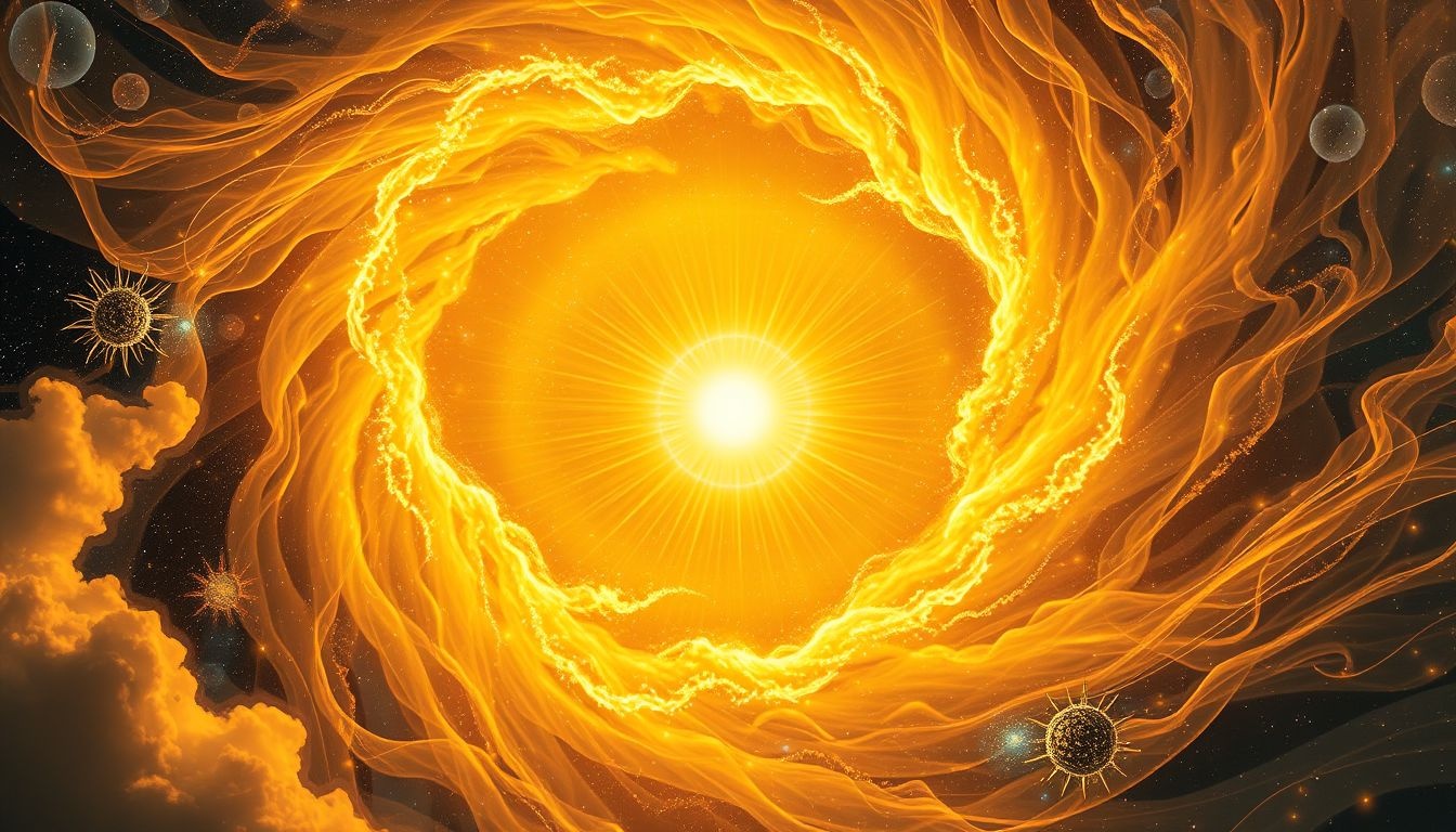 Rêver du soleil symbolise une vitalité intense et une conscience éveillée.