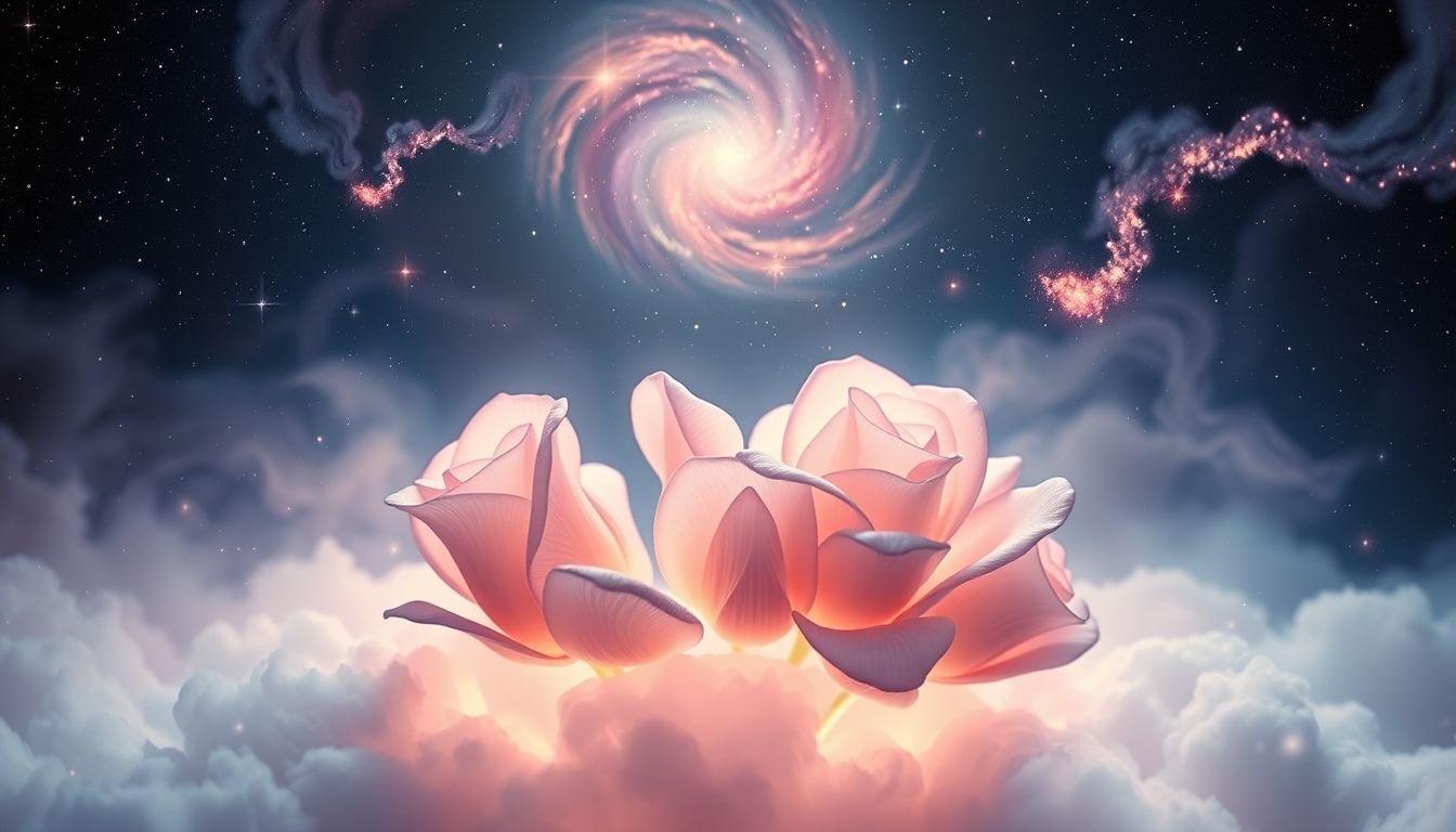 Les roses en bouton symbolisent un potentiel amoureux encore à découvrir.