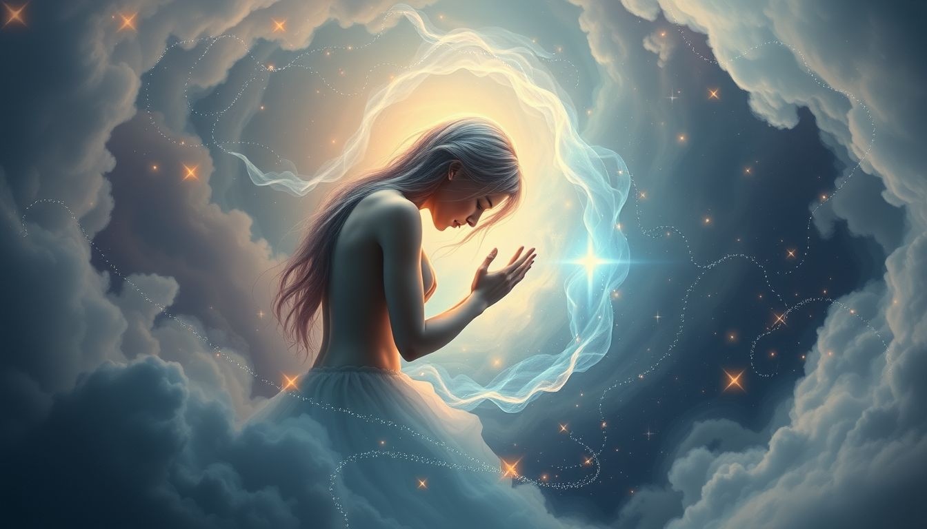 Se pencher symbolise l'empathie profonde envers le besoin d'aide.