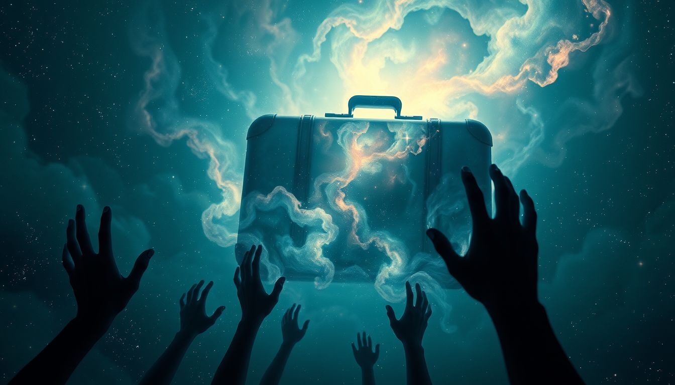 La valise disparaît symbolise souvent peur d’abandon et anxiété.