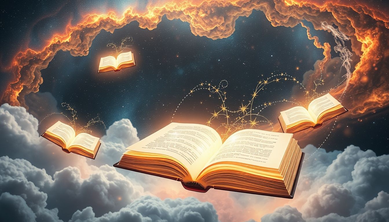 Une vitrine de livres symbolise la soif éternelle de savoir.