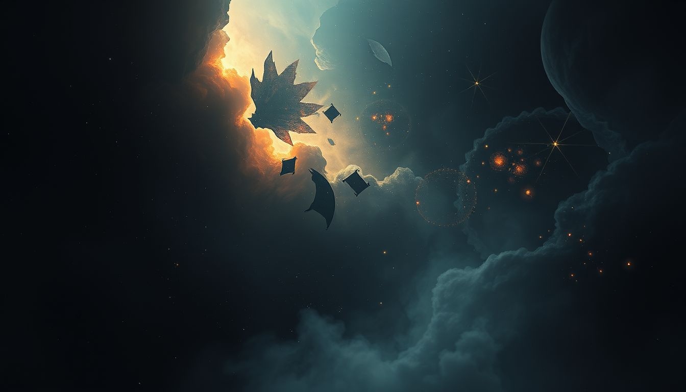 Perdre dans une chambre noire symbolise souvent la perte de soi.