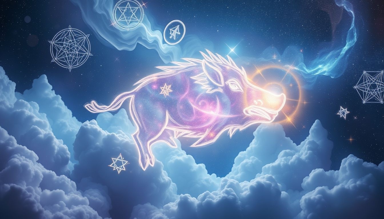 Rêver de sanglier symbolise souvent la force et l'agressivité.