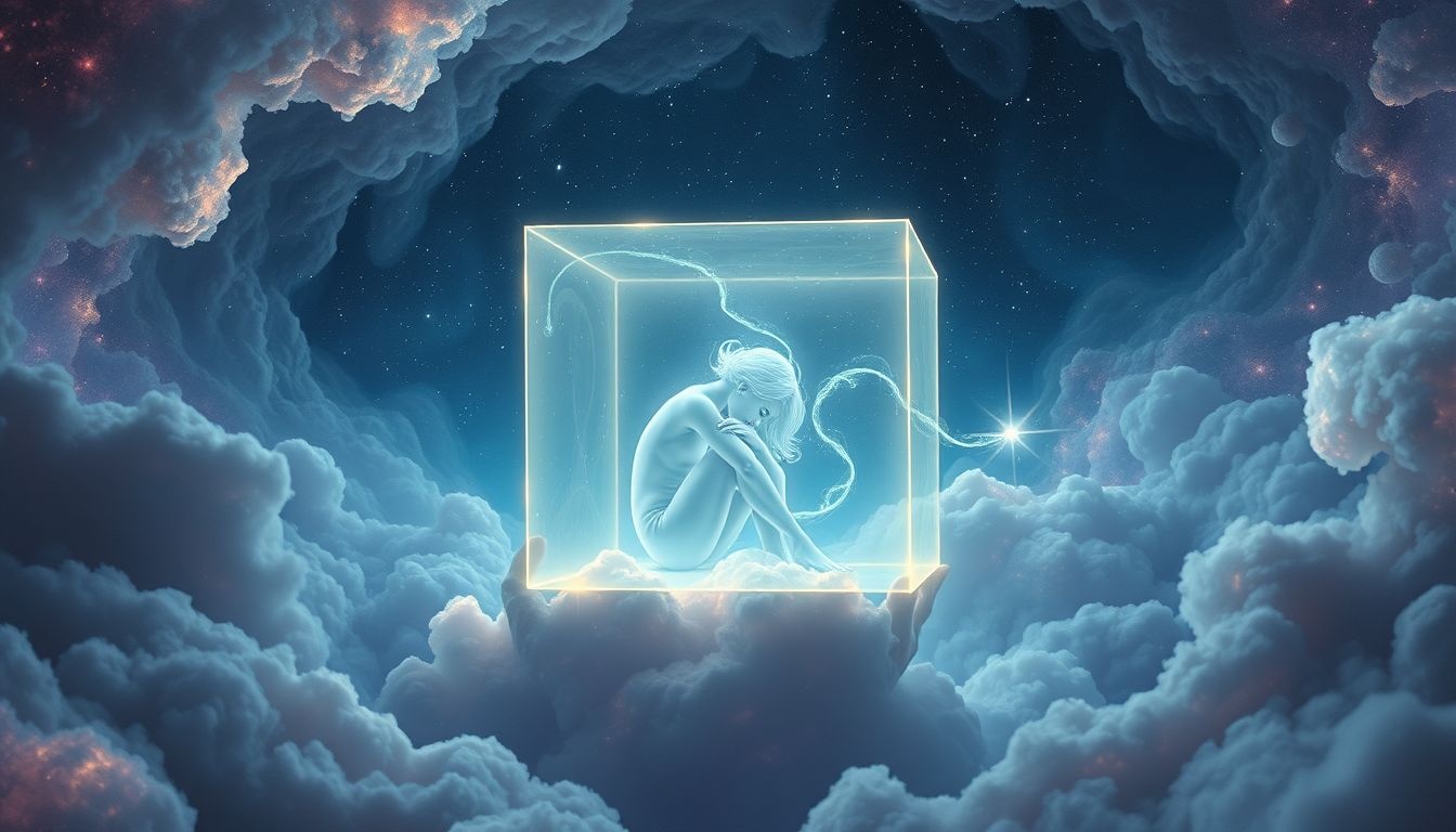 Être enfermé dans une caisse symbolise souvent une peur d'étouffer.