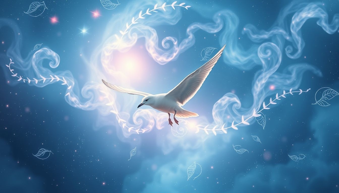 Le goéland symbolise l'appel profond à renouer avec la nature.