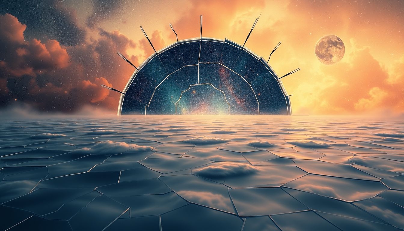 Un horizon brisé reflète souvent anxiété et perte de contrôle.