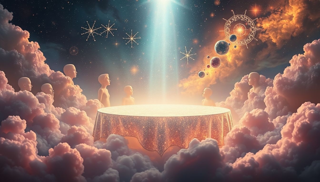 Le banquet symbolise souvent l'élévation sociale et la reconnaissance.